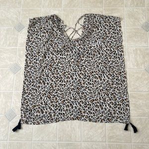 Animal Print Swim Coverup